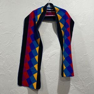 Coloratura Lebanon Pennsylvania 100% Pure Wool Vibrant and Retro Scarf Wrap